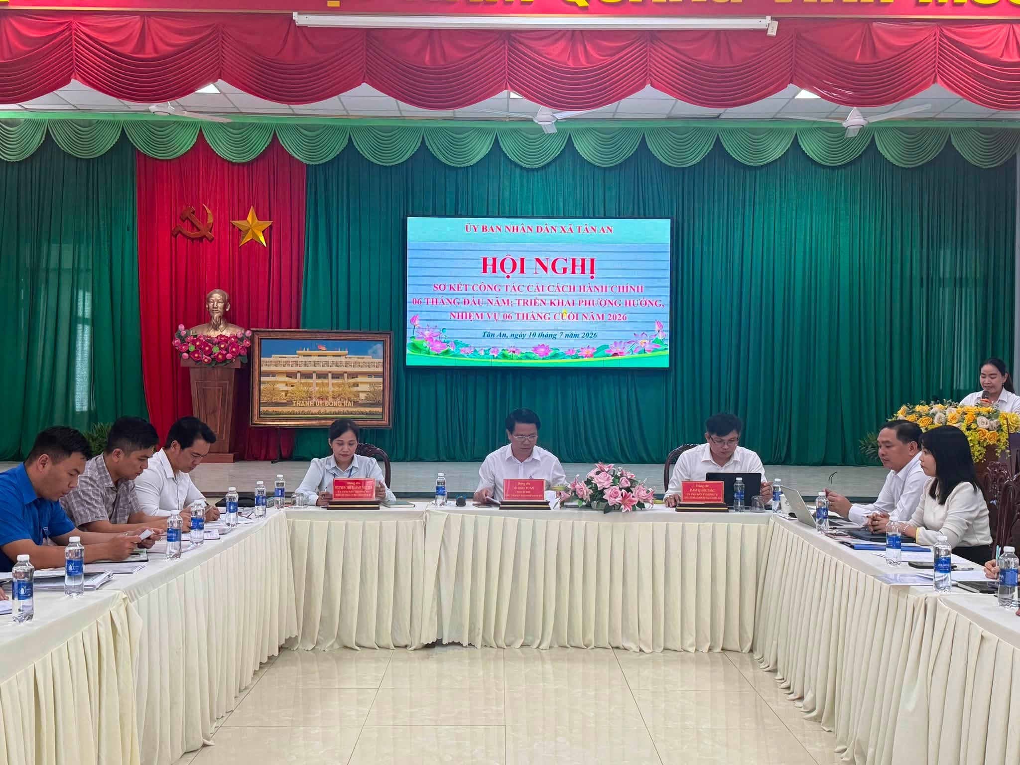 XÃ TÂN AN SƠ KẾT CÔNG TÁC CẢI CÁCH HÀNH CHÍNH 6 THÁNG ĐẦU NĂM 2026