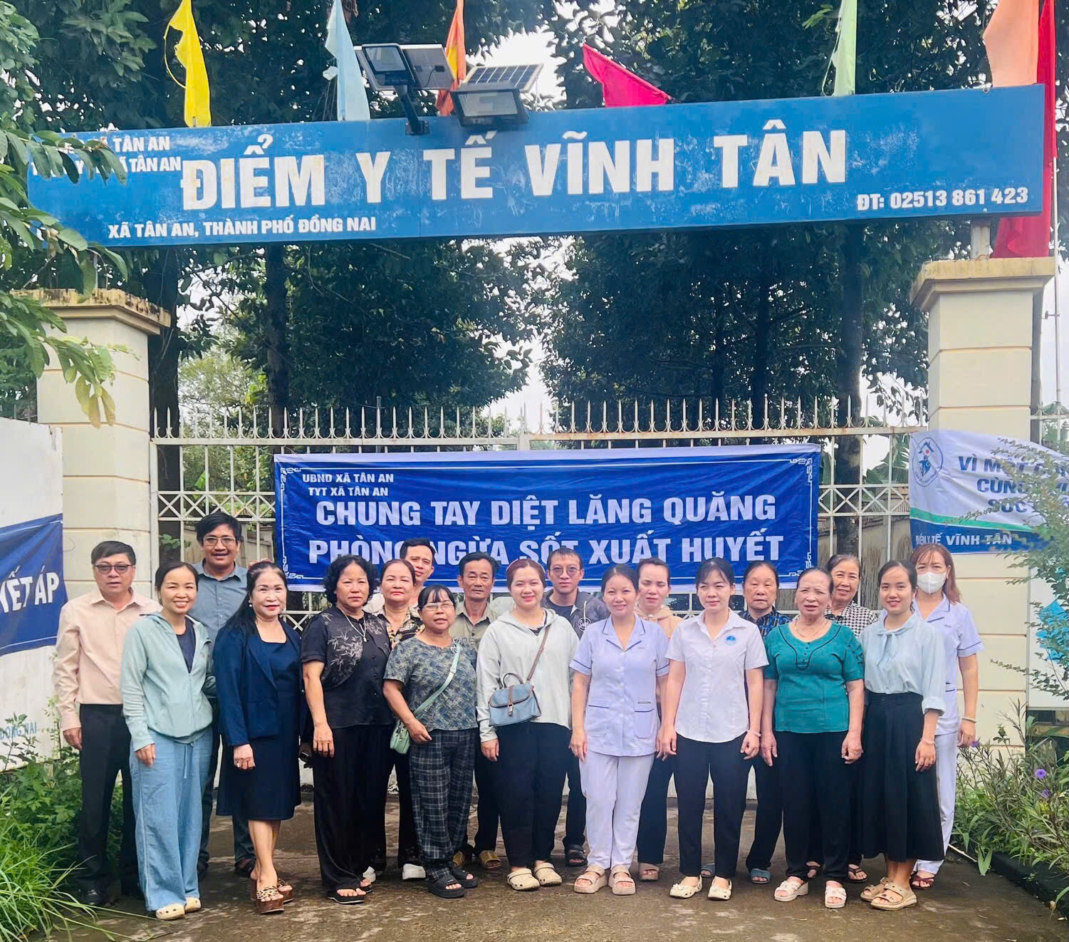 UBND XÃ TÂN AN RA QUÂN PHÒNG, CHỐNG SỐT XUẤT HUYẾT TRÊN ĐỊA BÀN XÃ